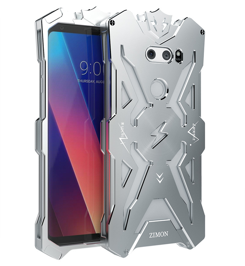 SIMON THOR Aviation Aluminum Alloy Shockproof Armor Metal Case Cover for LG V30