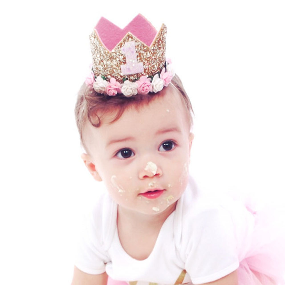 Fashion Style Fashion Crown Plastic Cloth Flower Party Headpieces