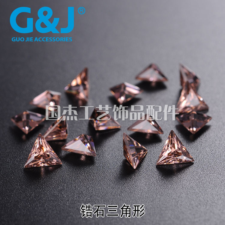 锆石三角形粉色r