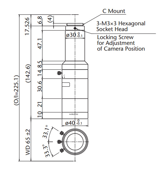MORITEX茉丽特超高清远心镜头 MML-5M系列 MML4-HR65VI-5M镜头