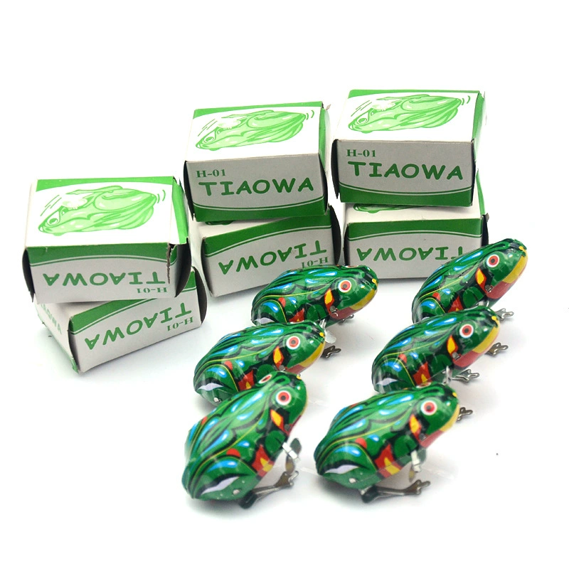 Wind-up toy for boys, frog, nostalgia, Birthday gift