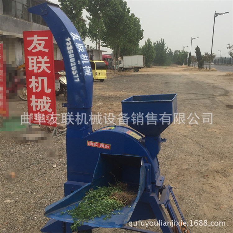 干湿玉米秸秆铡草机 干湿两用秸秆铡草机 家用牛羊饲料粉碎机61