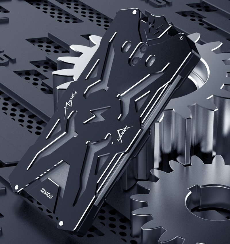 SIMON THOR Aviation Aluminum Alloy Shockproof Armor Metal Case Cover for Huawei Mate 10