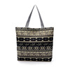 Capacious shoulder bag, cartoon one-shoulder bag, ethnic shopping bag, Korean style, ethnic style