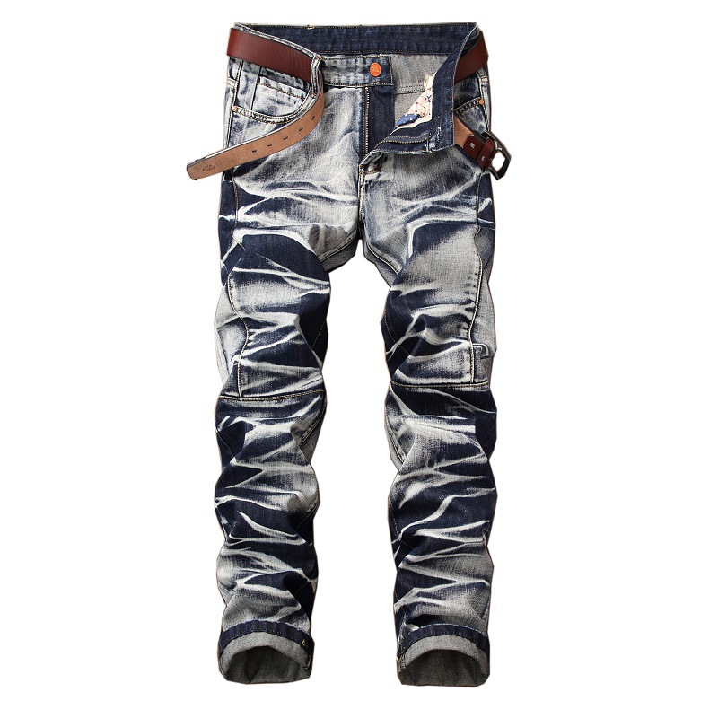 Pantalon jean coupe droite rétro - Ref 3425810 Image 2