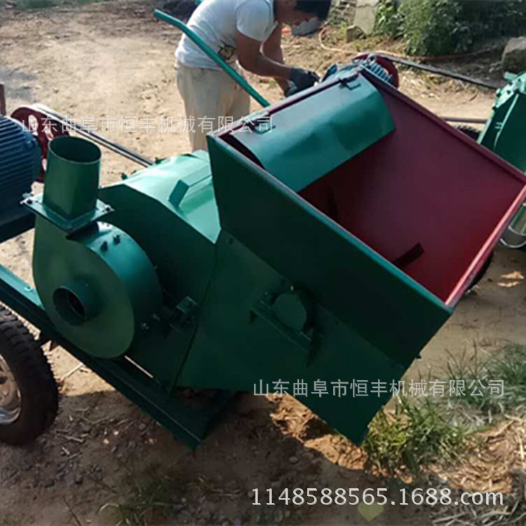立式沙克龙粉碎机 牛羊饲料粉碎机 干湿稻草牧草粉碎机