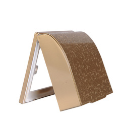 Manufacturer wholesale 86-style switch and plug splash-proof box Bathroom splash-proof cover protective cover champagne gold pattern