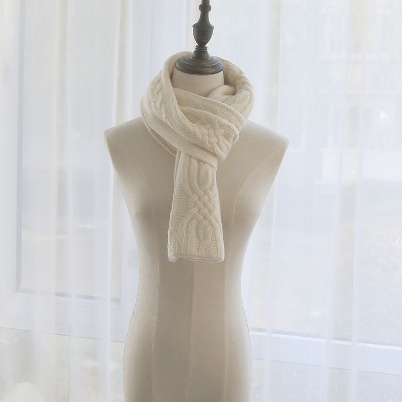 Zi Rong Primary color Cashmere lady children keep warm Collar