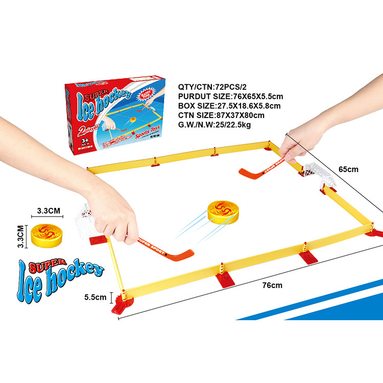 Juguetes deportivos de hockey de mesa de hockey autoinstalados de bricolaje para padres e hijos para niños