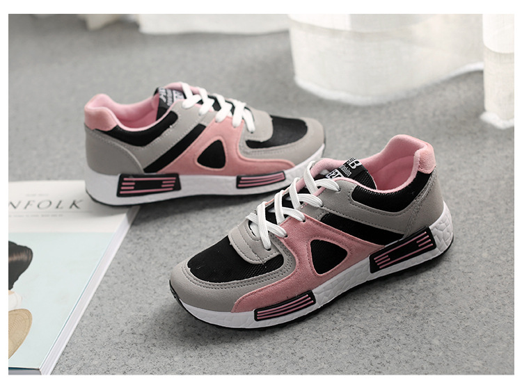 Women's Casual Color Block Round Toe Skate Shoes display picture 3