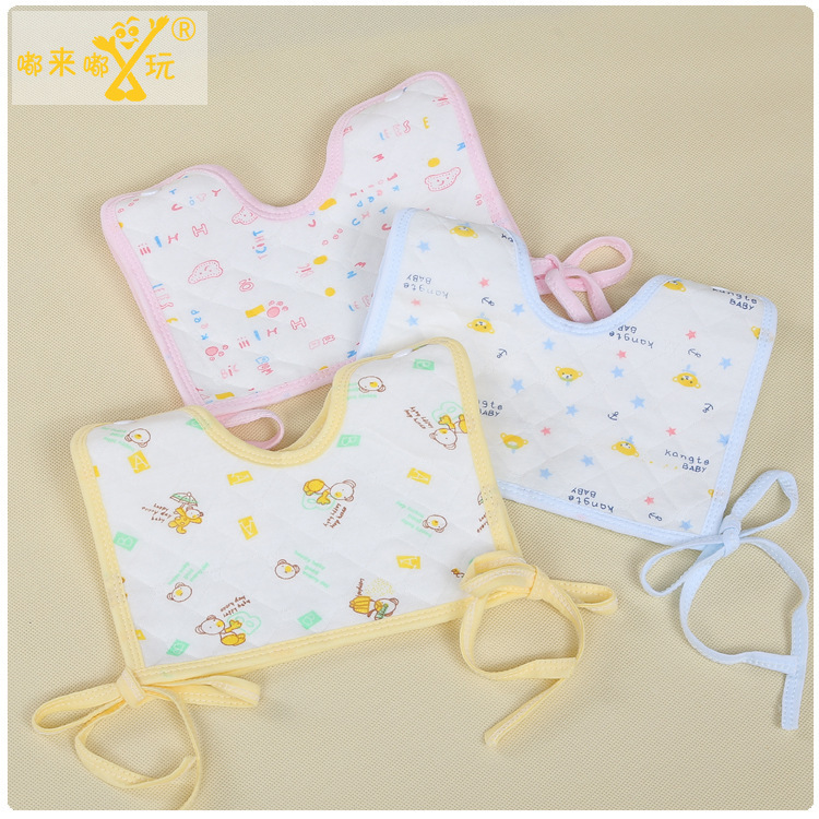 2020 New products Newborn spit up Saliva towel Prothorax back waterproof Two combination spit up Detachable Bib