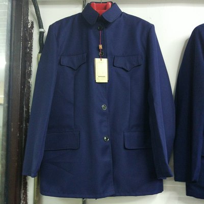 经典中老年男式中山装老年人男士中山衣翻领外套演出服厂家批发|ru