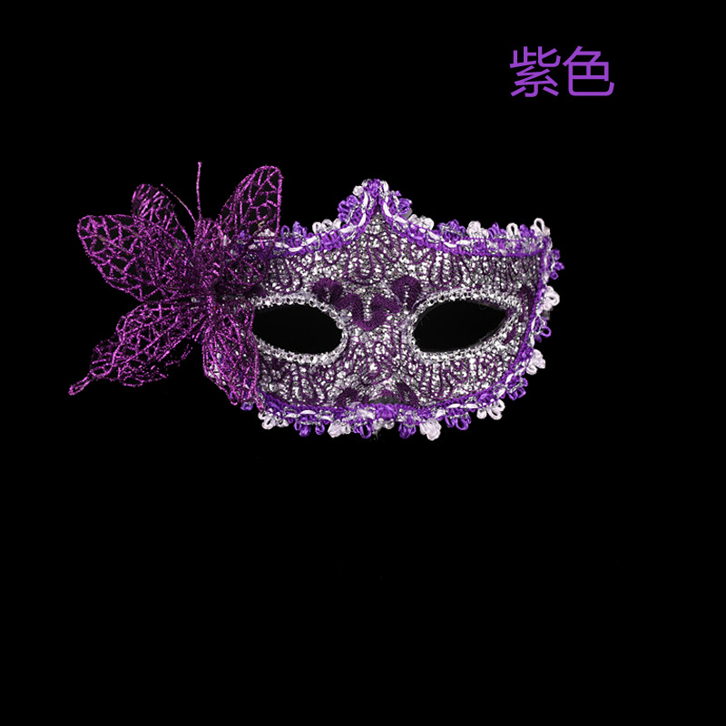 蝴蝶面具紫色