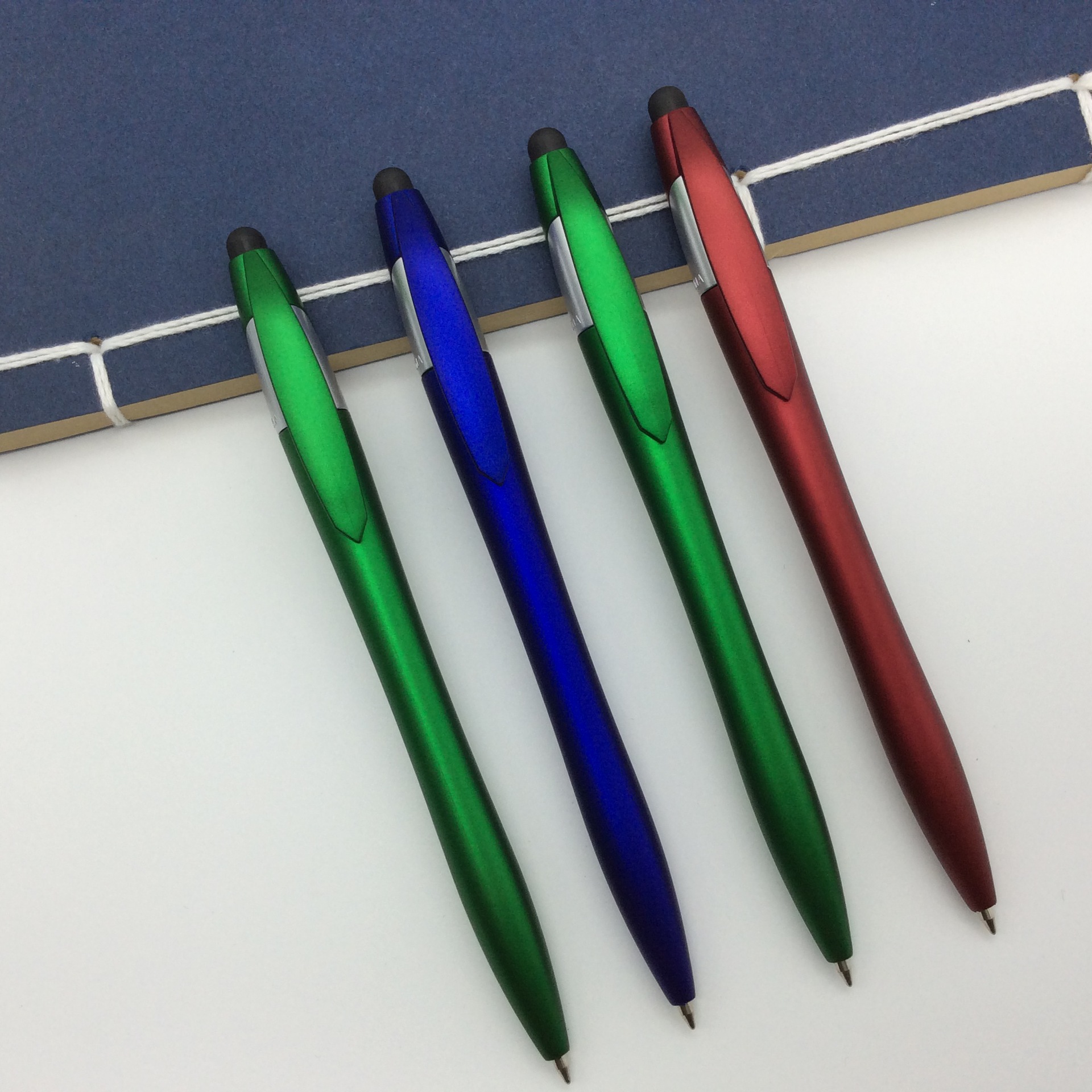 桐庐厂家直销多功能塑料触控笔定制LOGO小葫芦电容促销礼品笔