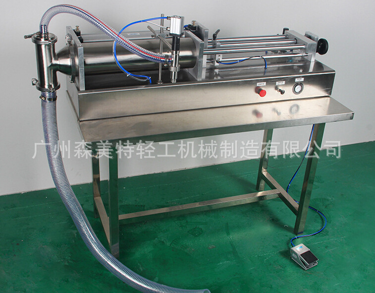 洗发水灌装机液体自吸灌装机 化妆品瓶管流体分装机 酱料灌装机