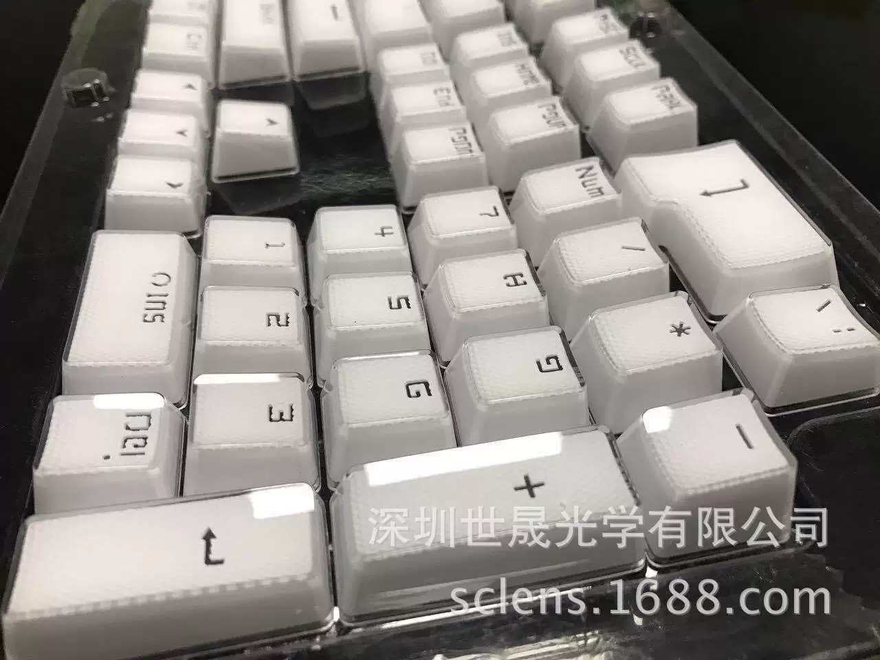 108 клавишная ABS двухцветная светопропускающая стандартная механическая клавиша сумка