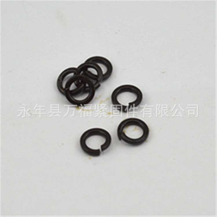 Manufactor sale Standard Parts Spring pad Nigrescence Spring Washer high strength non-slip mat