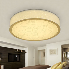 包郵LED吸頂燈簡約現代圓形家用創意個性卧室燈客廳燈亞克力燈具