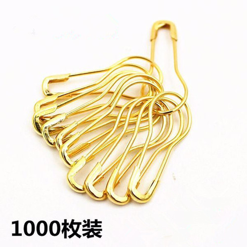 Durable and safe iron gourd-shaped pin for daily use at home, thick and thin tag pin, metal clothing small pin