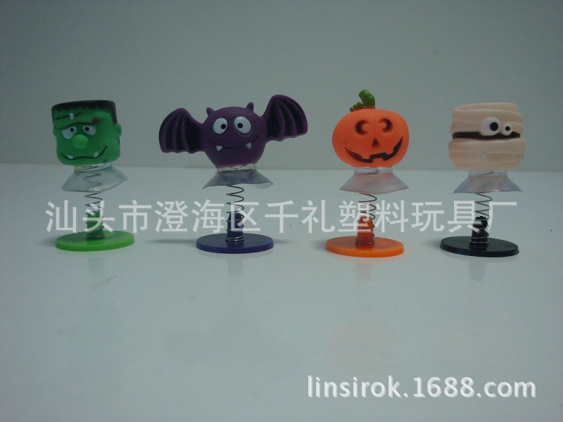 Pumpkin Bat Mummy Halloween Bouncing Toys Accessories Spring…