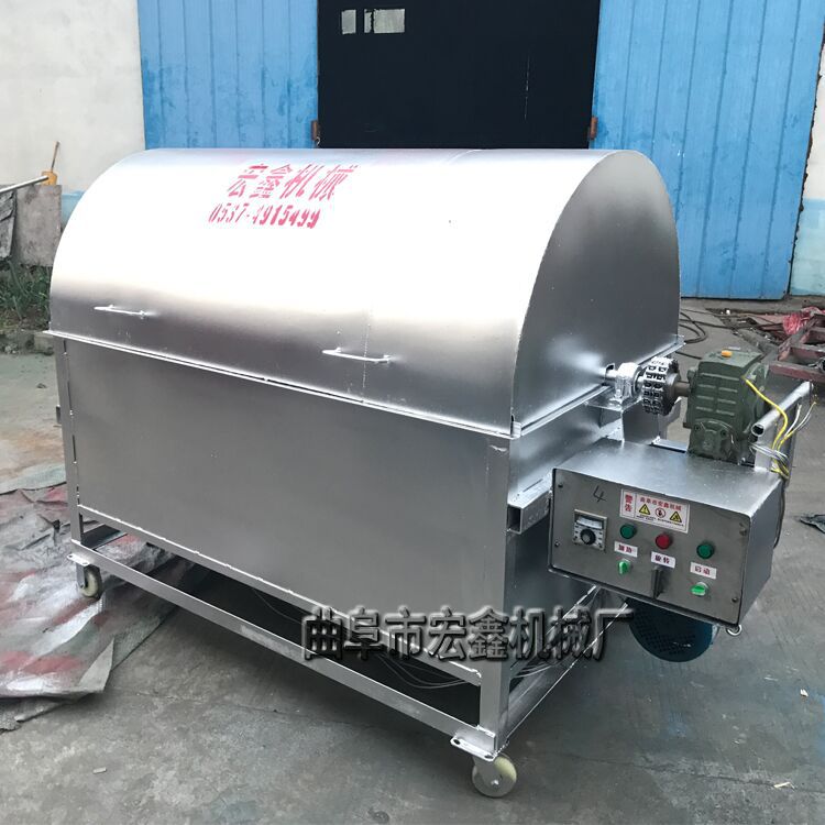 淮安各种规格炒货机 电加热不锈钢滚筒炒锅