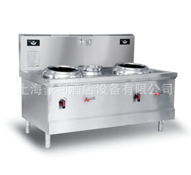绿厨房设备喜达客IND-A0W-B16*2S商用厨房大功率电磁双头炒灶