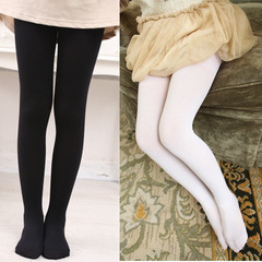 Spring and summer white velvet children's pantyhose high elastic girls leggings socks student dance socks wholesale