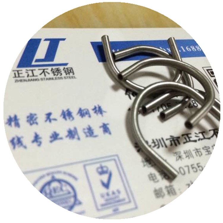 SUS304不锈钢毛细管折弯加工 小管圆管折弯变径打孔加工表面钝化