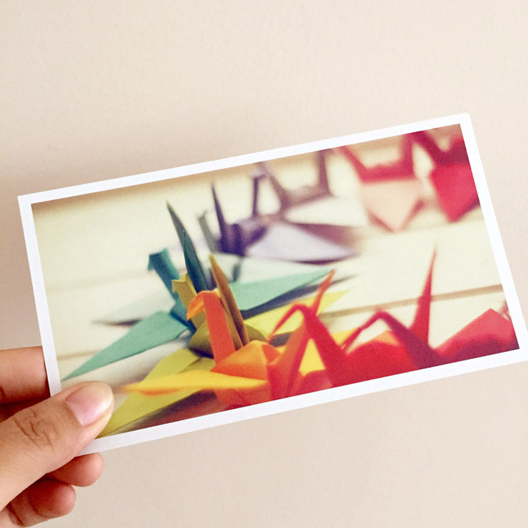 Le goods Paper card Postcard Greeting cards Blessing gift card Shop Praise card Paper cranes wedding Tanabata love