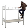 height Double Metal frame bed construction site dormitory steel beds Apartment bed steel beds dormitory Iron frame The bed Lower berth Standard
