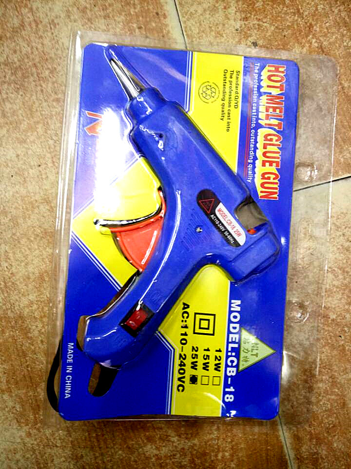 厂家直销 热熔胶枪 20w胶枪迷你带指示灯小胶枪环保批发