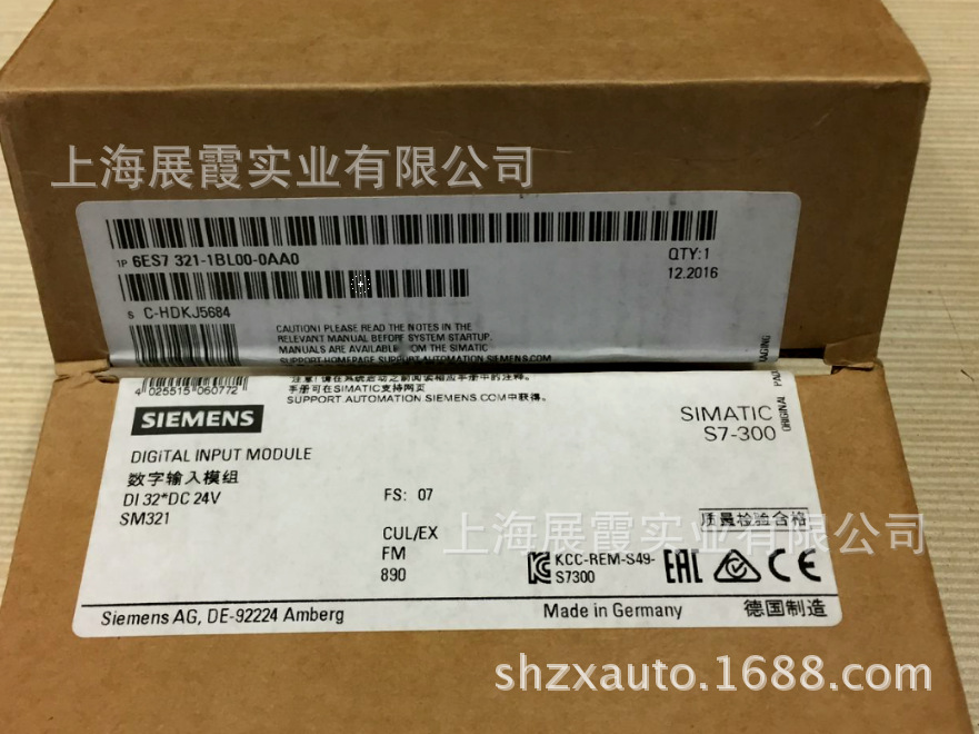 上海  6ES7321-1BL00-0AA0 西门子PLC控制器模块  数字输入模组 西门子 6ES7321-1BL00-0AA0,6ES7321-1BL00-0AA0,西门子S7-300CPU,西门子控制器