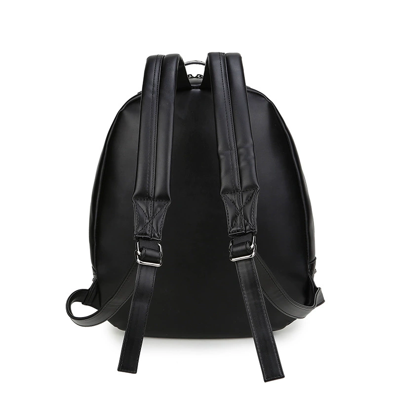 Polyurethane square backpack, laptop for men and women