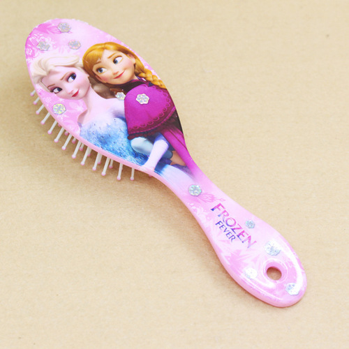 Cartoon Frozen children's air cushion comb cute massage comb anti-static air cushion comb hairdressing comb princess comb