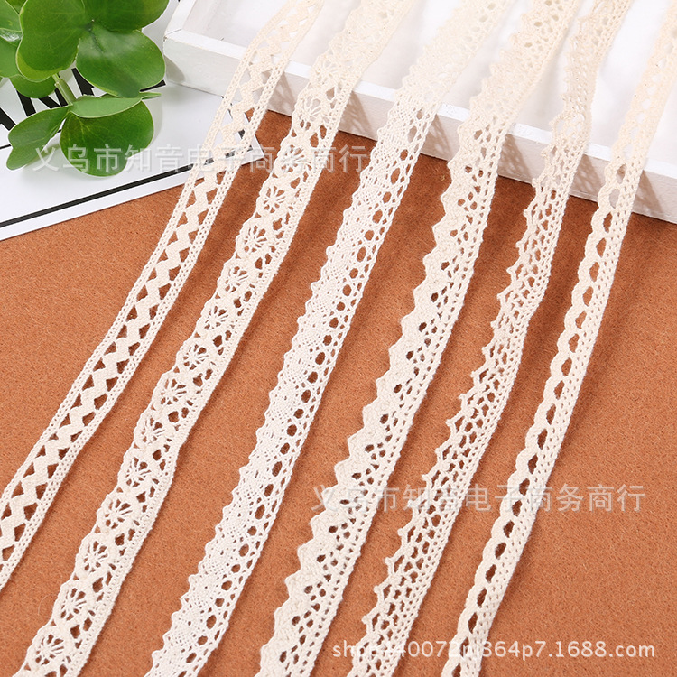 厂家现货多款可选棉线花边 DIY沙发窗帘饰品配饰服装家纺辅料