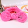 Velvet cute headband with letters, scarf for face washing, wholesale