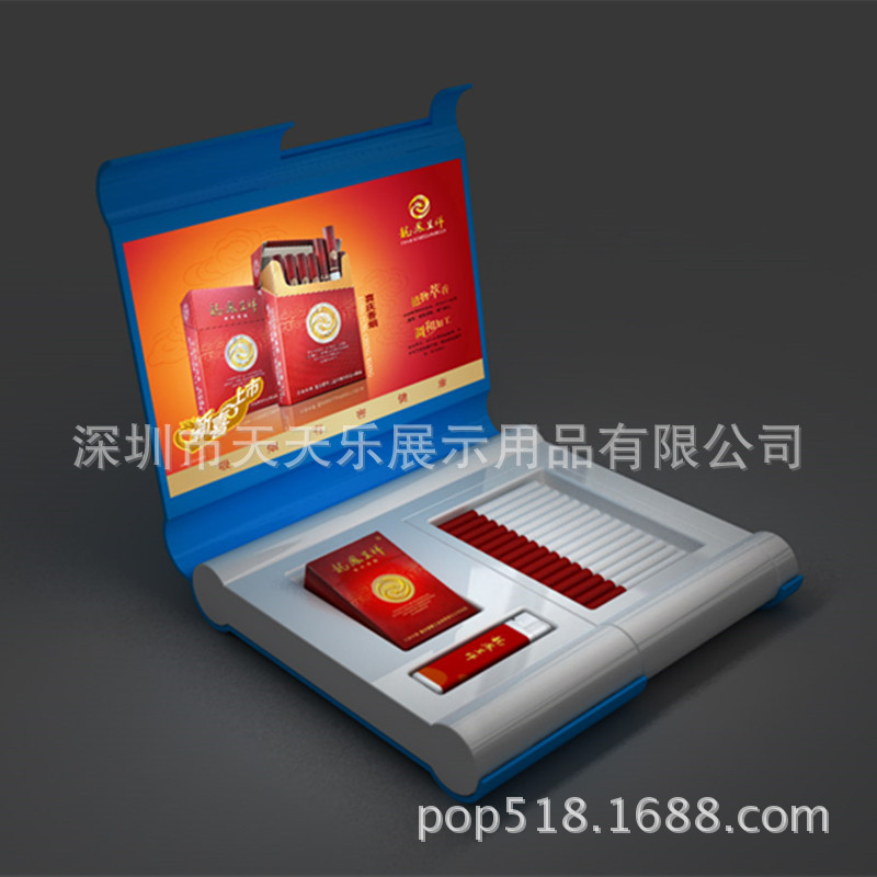 直销亚克力有机玻璃制品高档香烟展示架陈列架香烟盒子展示架