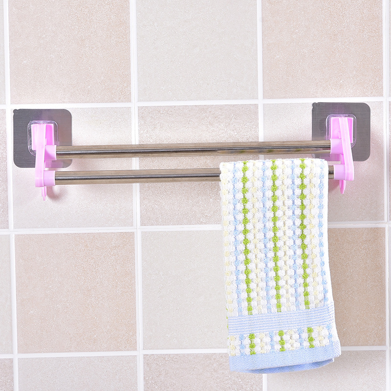 无痕双杆毛巾架