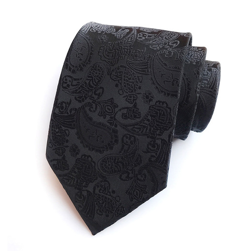 Wedding business stage perfromance dress suit blazer neck tie for mencashew flower paisley pattern and color man tie