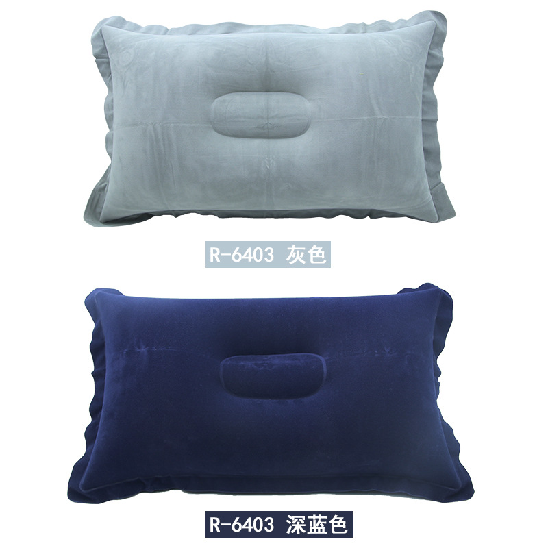 戶外充氣旅行枕 便攜睡枕 飛機(jī)靠枕旅游護(hù)頸枕 R-6403