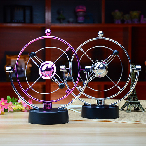 H005 Universe Planet Motion Orbit Perpetual Motion Instrument Magnetic Swing Dynamic Art Craft Gift Decorative Ornament