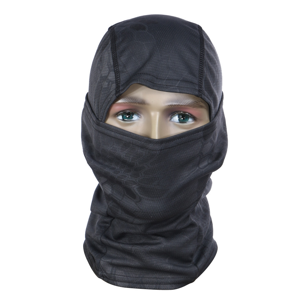 Deportes al aire libre ciclismo sombrero a prueba de viento caliente protección solar máscara transpirable camuflaje esquí al aire libre transfronteriza