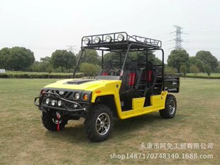 Arctic Sky All-Terrain Four-Seater Atv 1100Cc Four-Wheel Drive Off-Road Motorcycle Buggy Utv Farmer's Vehicle for Adults