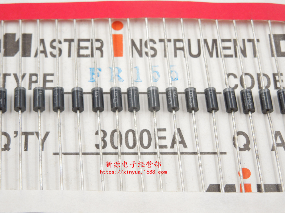 FR155 快速恢复二极管 二极管 1.5A 600V FR155 155 排带