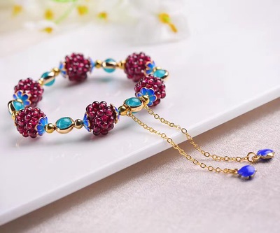 Ping jade Jade article Manufactor wholesale Garnet Bracelet Will pin gift Stall goods