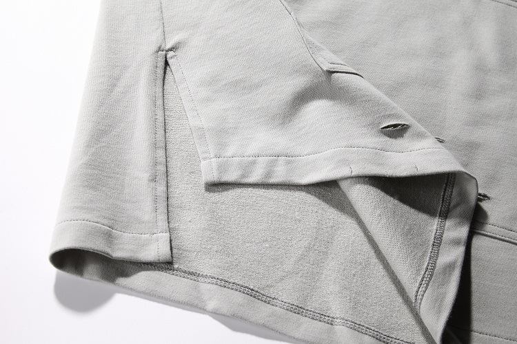 【oversize 欧美高街潮牌男女短袖薄款纯棉破洞