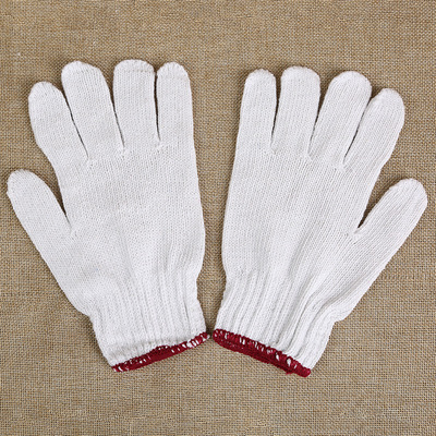 Supplying 600g Bleach Cotton glove Line Gloves Hand protect Labor insurance glove