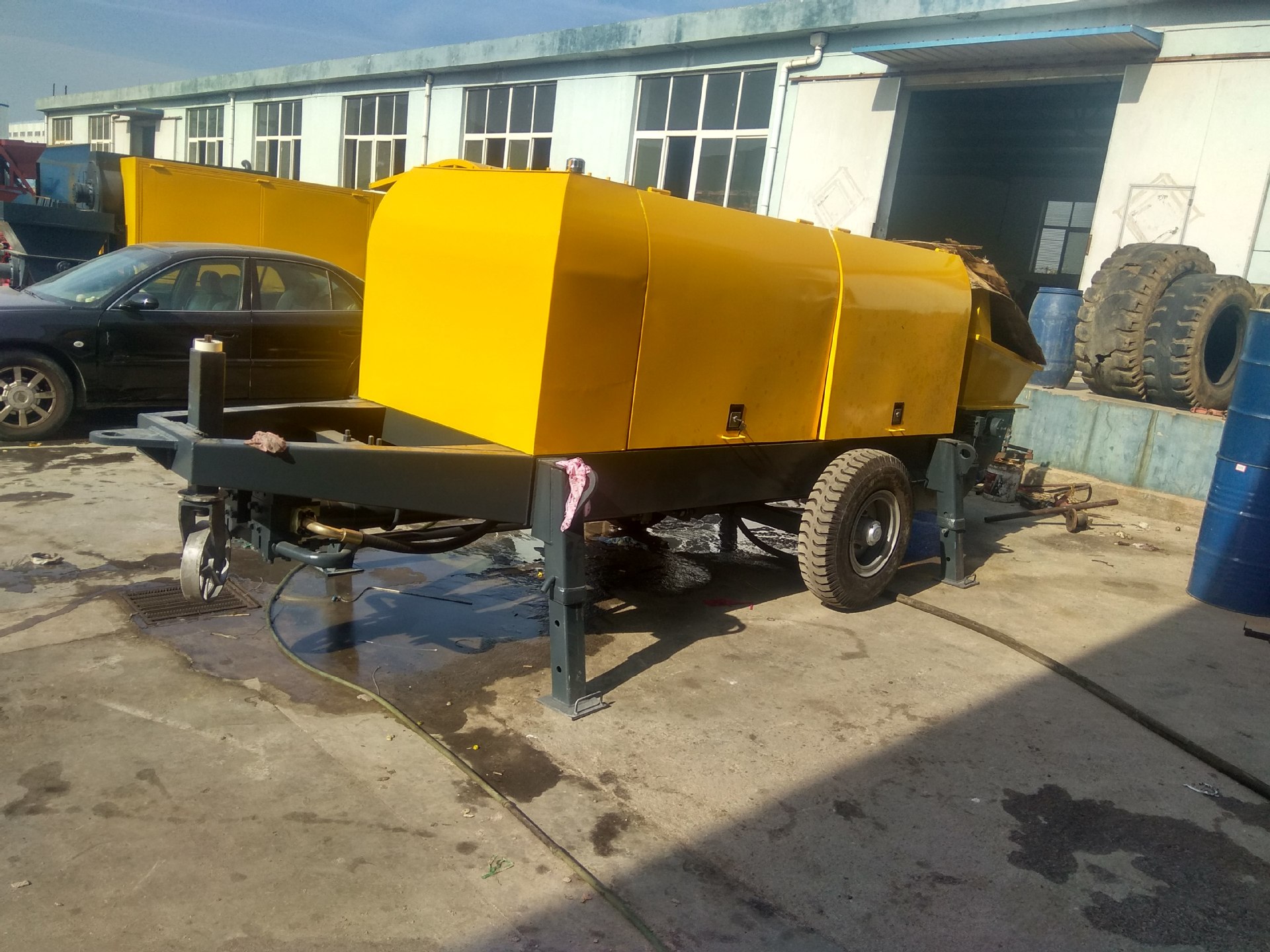 80的地泵 HBTS80-13-90拖泵 90KW的泵机 高层用的大泵 新赛80地泵