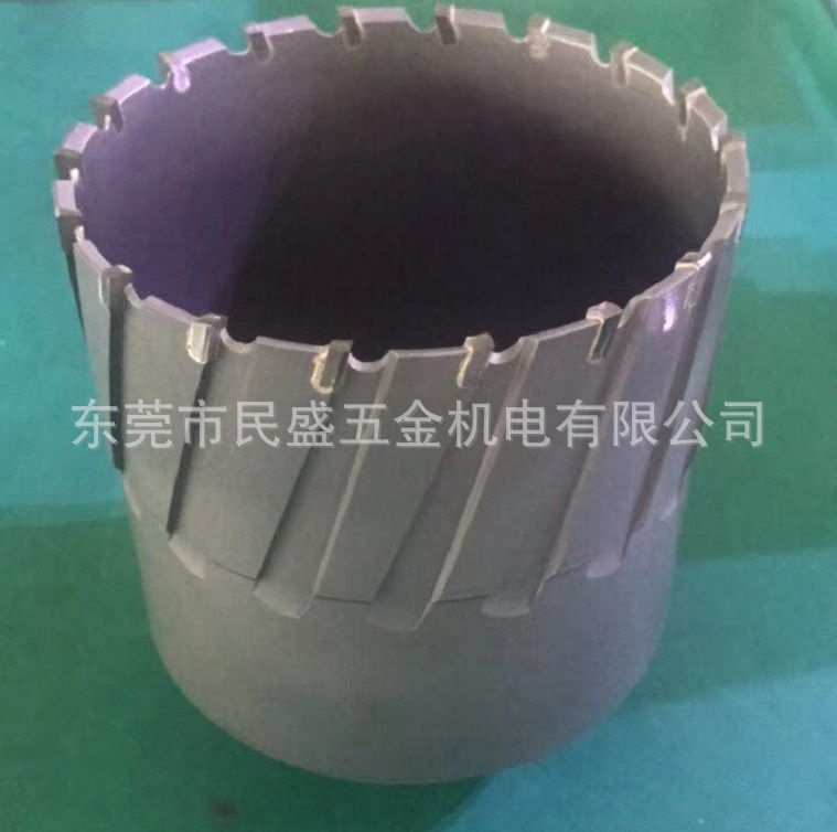 EST恒锋100mm大直径硬质合金钢板钻 空心钻头 TCT取芯钻头