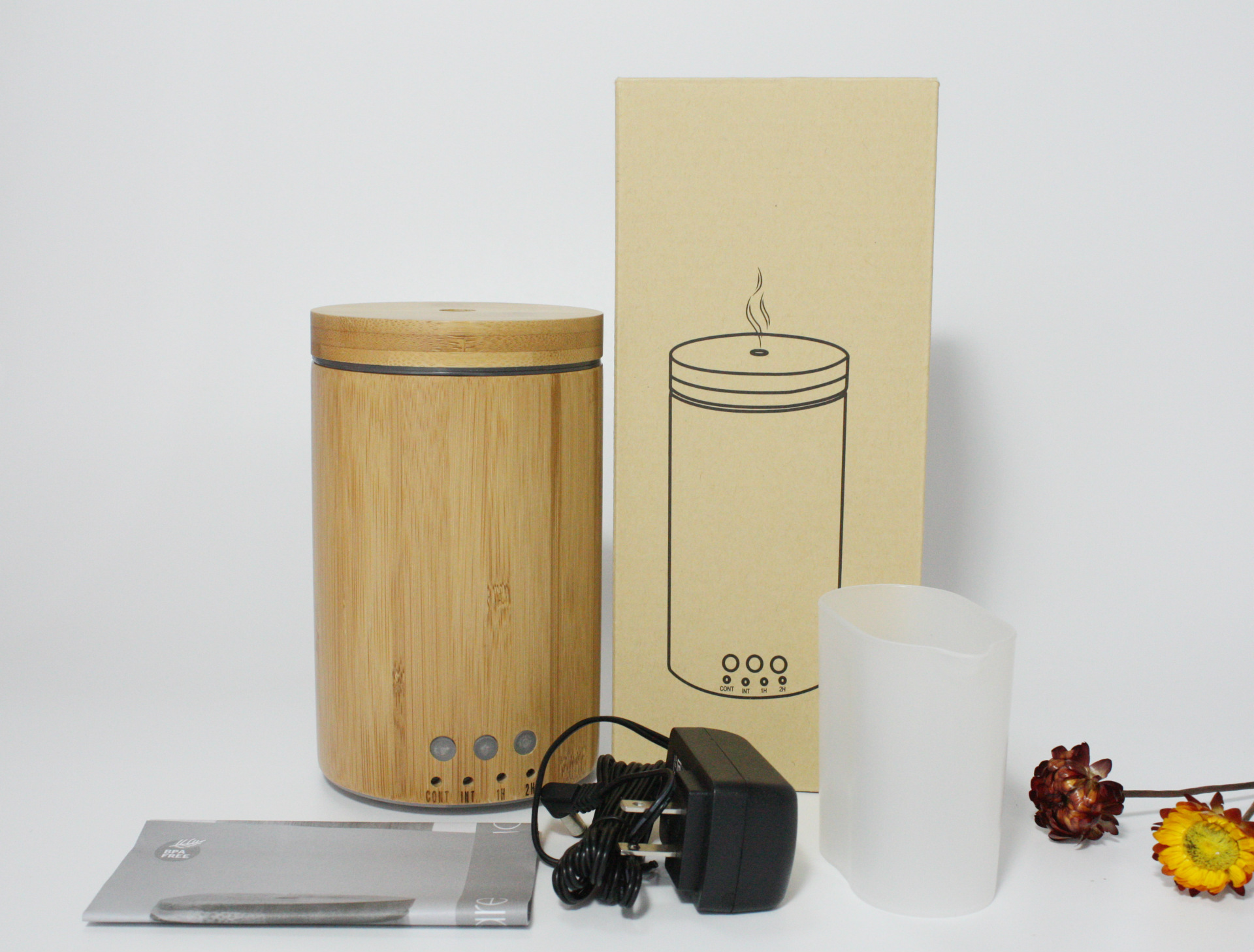 Amazon explosion models 100ML Bamboo tube Aromatherapy humidifier environmental protection Bamboo Products Humidification Aromatherapy Retro factory Direct selling